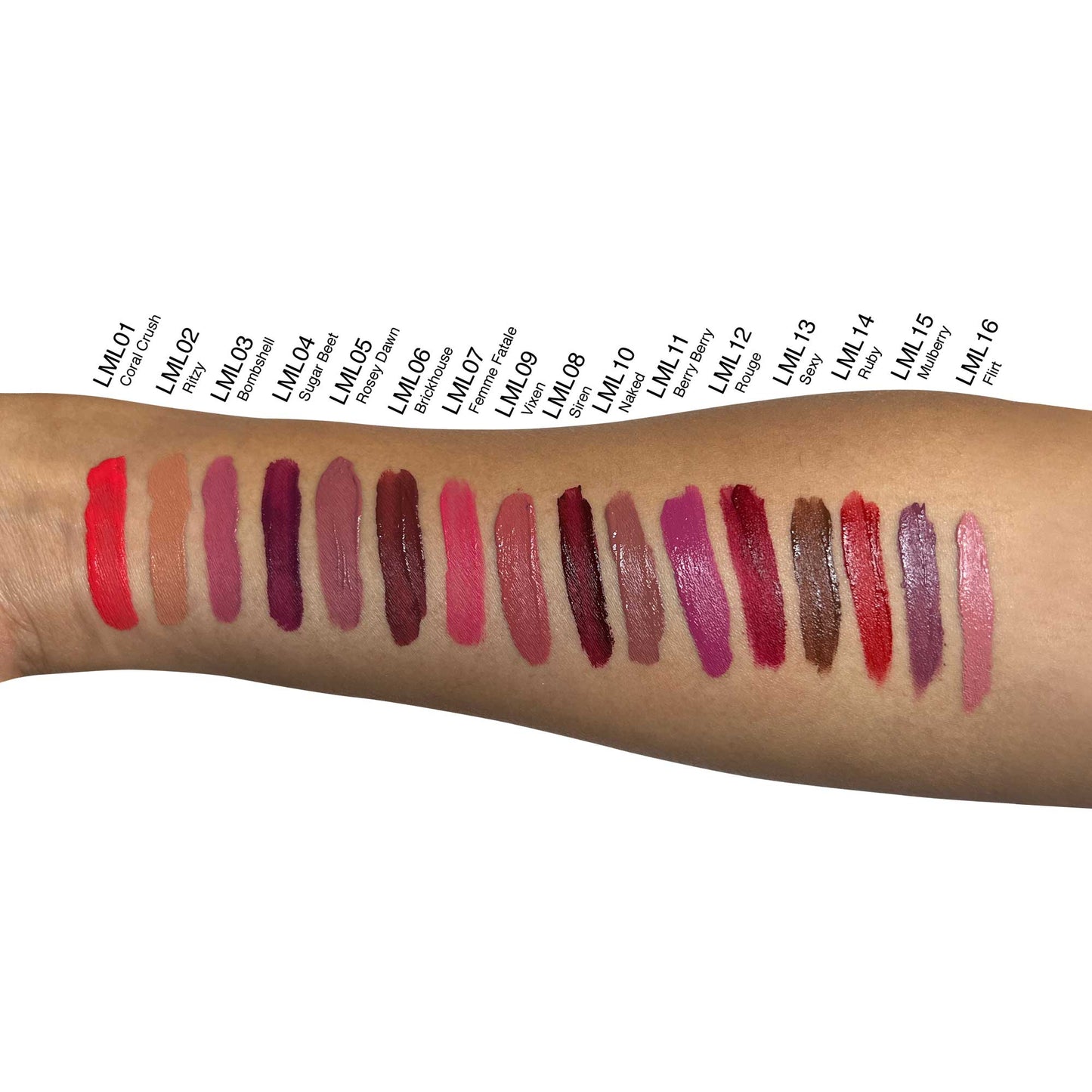 14 Rose Liquid to Matte Vegan lipstick